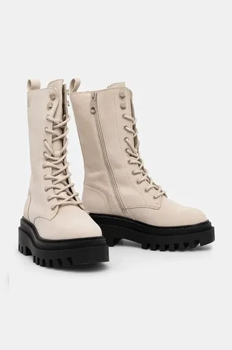 Členkové topánky Calvin Klein Jeans FLATFORM LACE UP BOOT MG NB