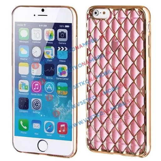 Silikónový obal iPhone 6 / 6S ružový LUXURY