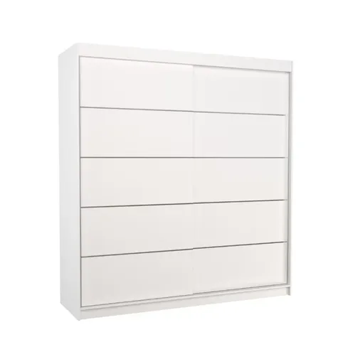 ArtAdrk Šatníková skriňa  ESTEVA | biela 200 cm