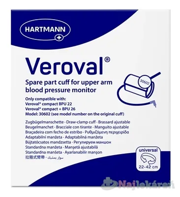 VEROVAL Adaptabilná manžeta 22 - 42cm 1ks