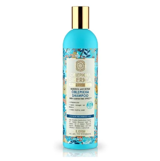 NATURA SIBERICA Rakytníkový šampón pre poškodené vlasy 400 ml