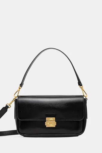 Kožená kabelka Coccinelle C-ME LOCK