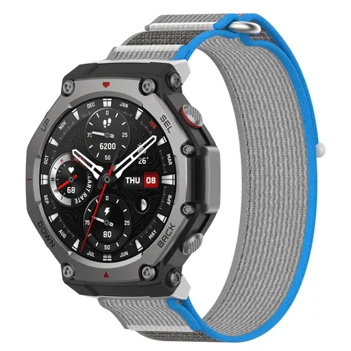NYLON COLOR Vymeniteľný remienok pre Amazfit T-Rex 3 BLUE GREY