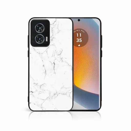 MY ART Ochranný kryt pre Motorola Edge 50 Fusion WHITE MARBLE (144)