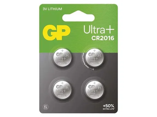 Batéria CR2016 GP lítiová 4ks