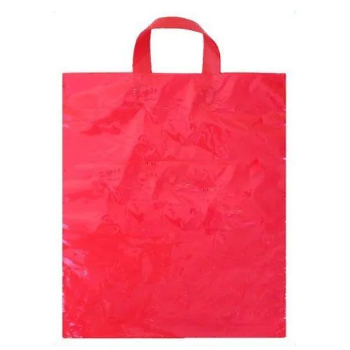 Taška PE s uchom 38x45cm 40my červená