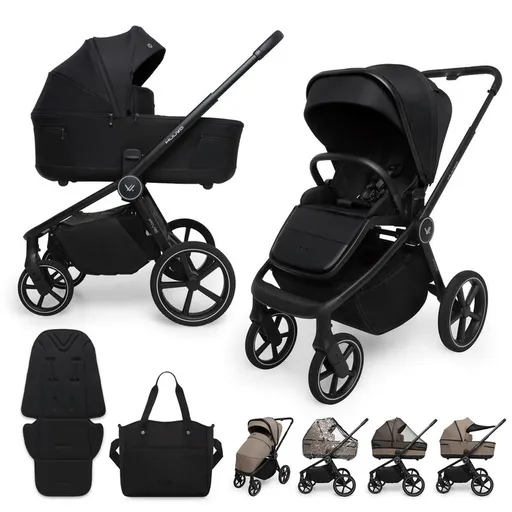 MUUVO Kočík kombinovaný Five 2v1 Classic Black