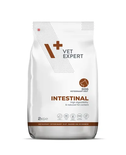 VetExpert VD dog 4T Intestinal suché krmivo pre psy určené na podporu trávenia 2 kg