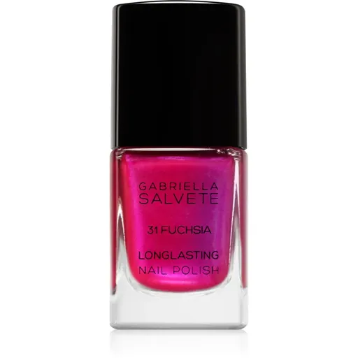Gabriella Salvete Longlasting Enamel dlhotrvajúci lak na nechty s perleťovým leskom odtieň 31 Fuchsia 11 ml