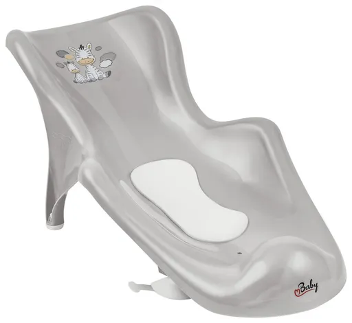 MALTEX Lehátko do vane s protišmykovou podložkou Zebra - Grey