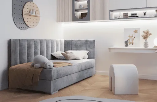 ArtBed Detská posteľ COIMBRA III | sivá 90 x 200 cm Prevedenie: pravé