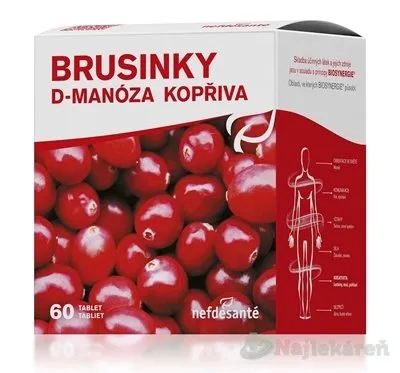 Nefdesanté Brusnice D-manóza žihľava 60 kapsúl