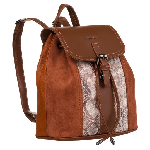 Dámsky ruksak z ekokože s chlopňou - David Jones