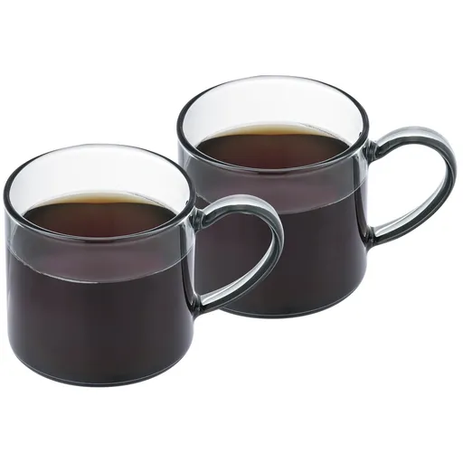 4Home Súprava sklenených hrnčekov Haze 250 ml, 2 ks