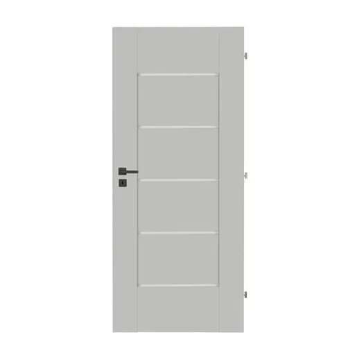 Interiérové dvere Naturel Aura ľavé 80 cm sivá matná AURASM80L