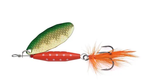 Abu garcia rotačka reflex red sinking green flash - 4,5 cm 7 g