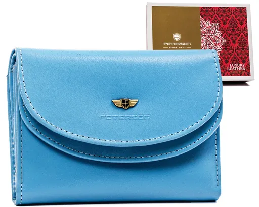 Klasická, kožená dámska peňaženka so zapínaním - Peterson
