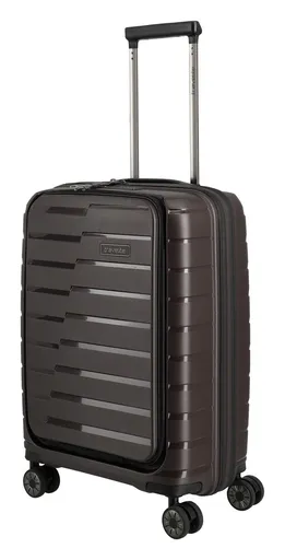 Palubný kufor na notebook Travelite Air Base 4w S Front pocket Coffee