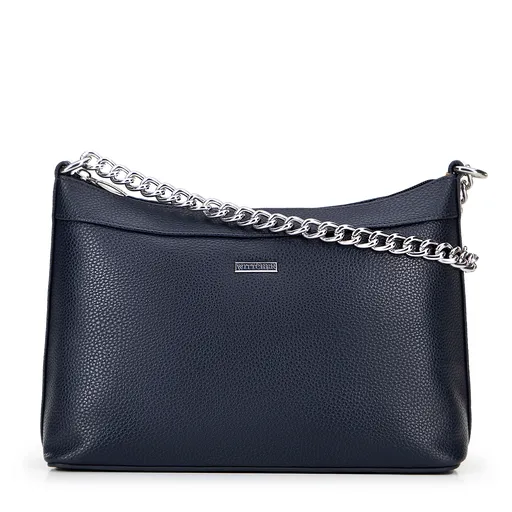 Dámska ramenná kabelka z ekokože granátová 100-4Y-008-7