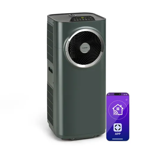 Klarstein Kraftwerk Smart 10K, mobilná klimatizácia, 10 000 BTU, ovládanie cez aplikáciu, antracitová