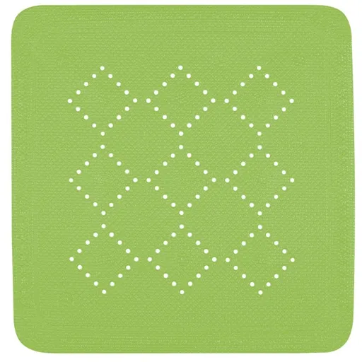 Spirella Protišmyková podložka do sprchy ALASKA, svetlozelená, 55 x 55 cm