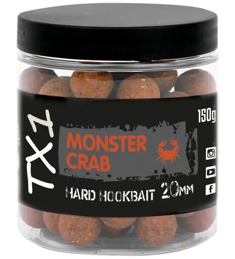 Shimano hard boilie tx1 hookbait monster crab 20 mm 150 g