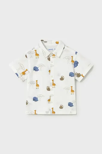 Detská bavlnená košeľa Mayoral