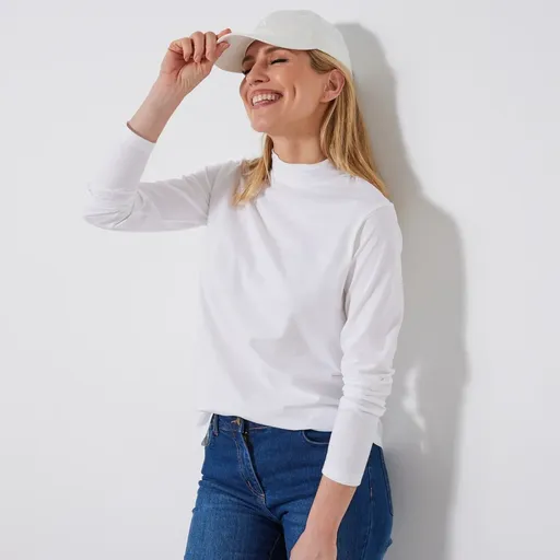 Tričko so stojačikom a dlhými rukávmi