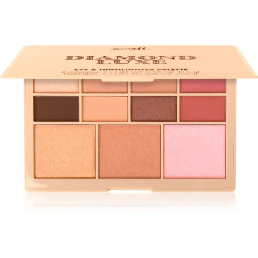 Barry M Diamond Luxe paletka očných tieňov a rozjasňovačov 38 g