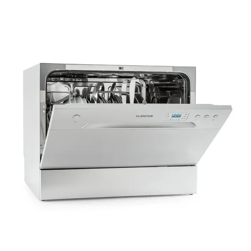 Klarstein Amazonia 6, umývačka riadu, 1300 W, na 6 súprav riadu, energet. trieda F, 49 dB, tlačidlové ovládanie