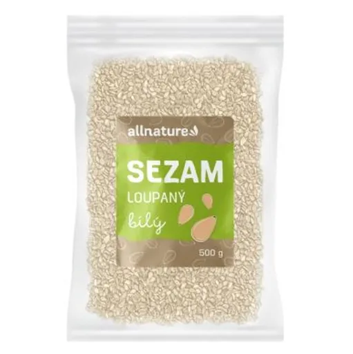 ALLNATURE Sezam biely lúpaný 500 g