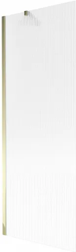 MEXEN/S - Next vaňová zástena FIX 70 x 150, prúžky, zlatá 895-070-000-00-09-50