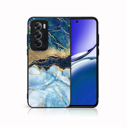 MY ART Ochranný kryt pre Oppo Reno12 5G BLUE MARBLE (141)