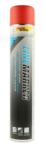 COLOR MARK LINEMARKER - Značkovací sprej na trvalé značenie čiar červená, 0,75 L