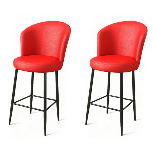 Súprava barových stoličiek Uras Red, 2 ks, 2 ks