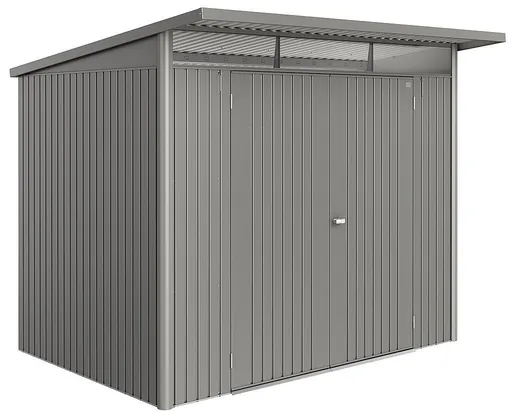 Biohort Záhradný domček BIOHORT Avantgarde ECO A5 duo 260 × 180 cm (sivý kremeň metalíza)