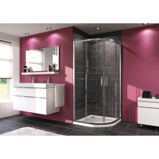 Huppe Next sprchový kút štvrťkruh 90x90 cm hüppe 140604.069.322