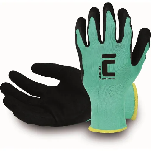 Cerva Pracovné rukavice SALANGANA - Zelená | 10