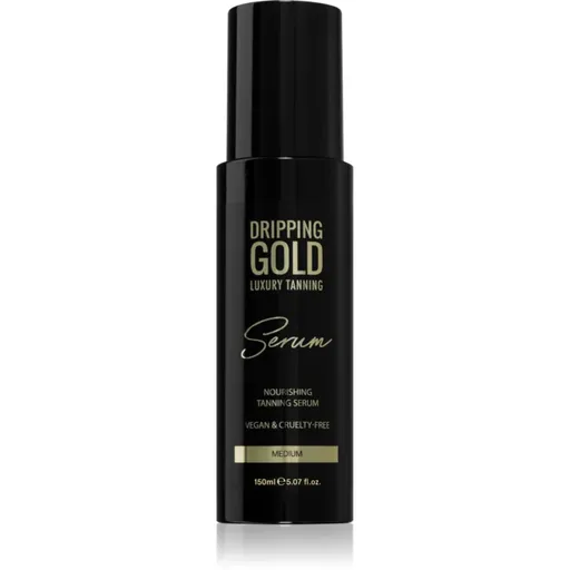 Dripping Gold Luxury Tanning Serum samoopaľovací prípravok na telo a tvár odtieň Medium 150 ml