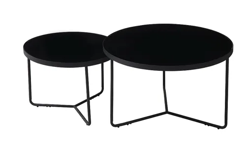 Signal Sada konferenčných stolíkov ITALIA | čierna