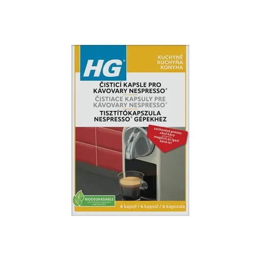 HG čistiace kapsuly pre kávovary Nespresso HGKPKN