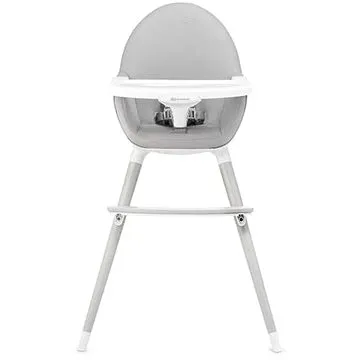 KINDERKRAFT Jedálenská stolička FINI grey/white (5902533915156)