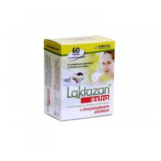 LAKTAZAN extra 9000 FCC 60 tabliet, poškodený obal