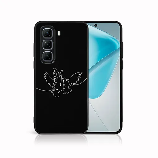 MY ART Ochranný kryt pre Infinix Hot 50 5G WHITE DOVE (195)