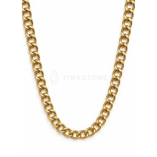 Retiazka v zlatej farbe z chirurgickej ocele s klasickým zapínaním TS-CN-0008