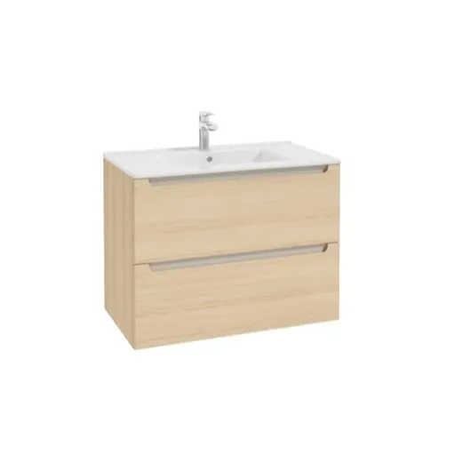 Kúpeľňová skrinka s umývadlom Naturel Stilla 80x60x45 cm dub Vicenza mat STILLADV08057U1