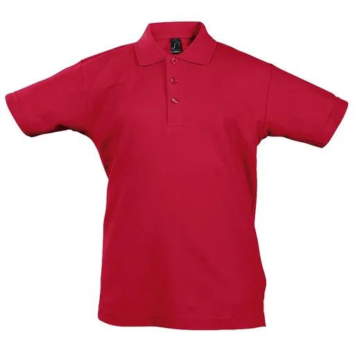 SOL'S Detská polokošeľa Summer - Červená | 12 rokov (142/152)