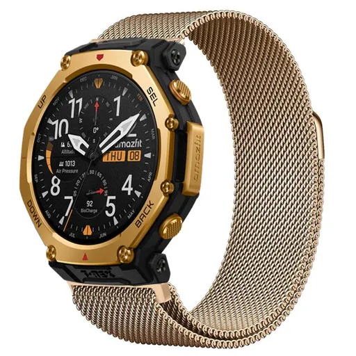 MILANESE Kovový remienok pre Amazfit T-Rex 3 Pro 48mm ROSE GOLD