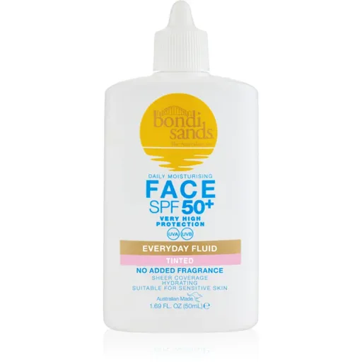 Bondi Sands SPF 50+ Everyday Face Fluid ľahký tónovací fluid na tvár SPF 50+ 50 ml
