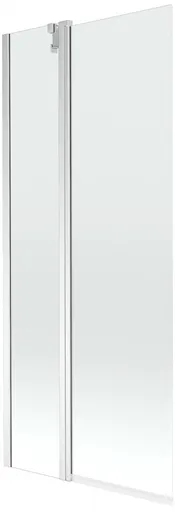 MEXEN - Flip vaňová zástena 1-krídlo 80x150, transparent, chróm 894-080-101-01-00